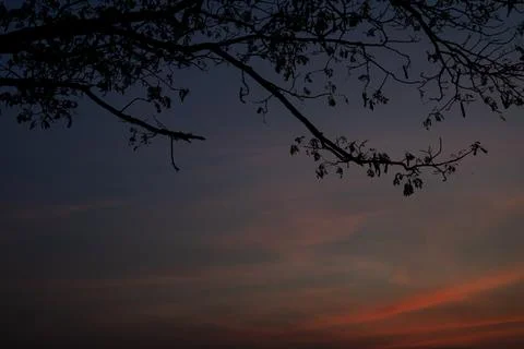 Sunset Sky Clouds In The Evening Stock Photos