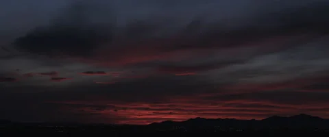 Sunset Sky with Clouds Stock Footage 43985339