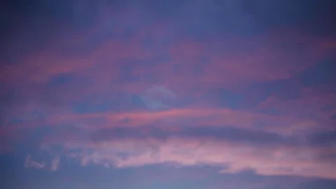 Sunset sky, clouds, Italy Stock Footage 160171476