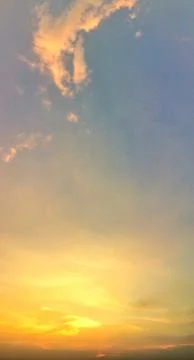 Sunset sky with clouds nature background Stock Photos