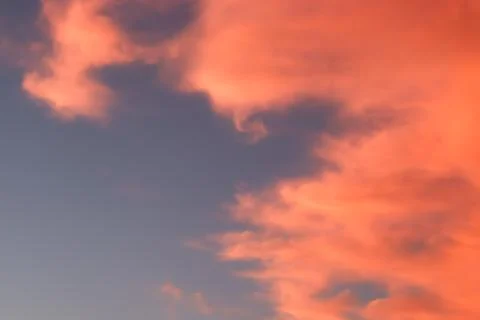 Sunset sky clouds Stock Photos