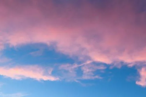 Sunset sky clouds Stock Photos