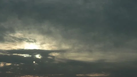 Sunset Sky Clouds time-lapse  Stock Footage 229629946
