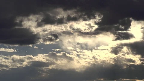 Sunset Sky Clouds Timelapse Stockbeeldmateriaal 85021104