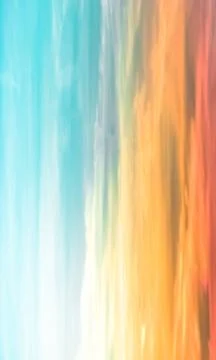 Sunset sky - colourful clouds and sky - blue, yellow, orange and red Stock Photos