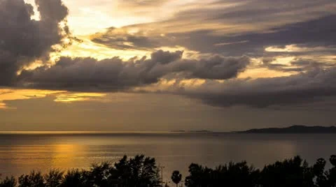 Sunset sky Stockbeeldmateriaal 12625869