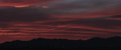 Sunset Sky Video stock 43982470