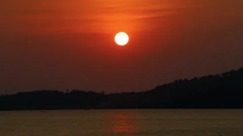 Sunset Sky Stock Footage 51021247