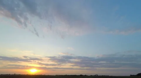 Sunset Sky. Stock Footage 56941478