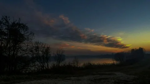 Sunset sky Stock Footage 125557665