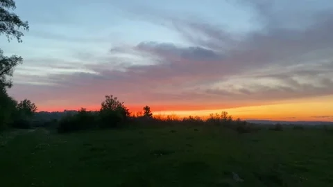 Sunset Sky Stock Footage 137251430