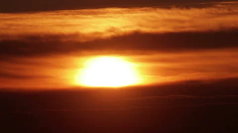 Sunset Sky HD Stock Footage 41573122