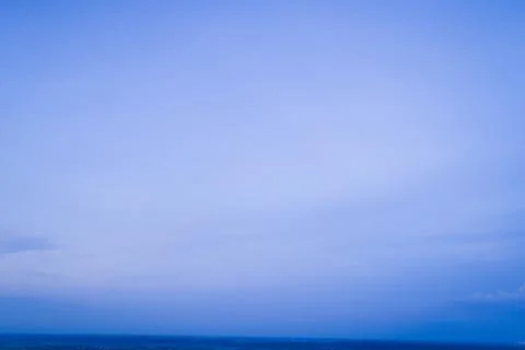 Sunset sky with multicolor clouds Stock Photos