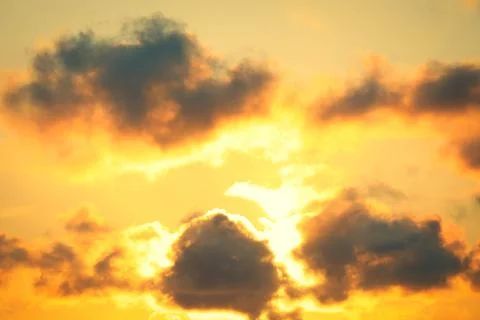 Sunset sky for nature background Stock Photos
