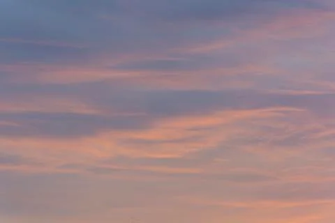 Sunset Sky Orange Stock Photos