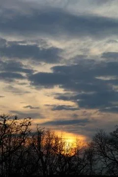 Sunset sky Stock Photos