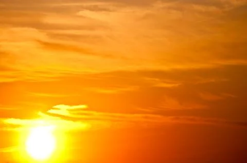 Sunset sky Stock Photos