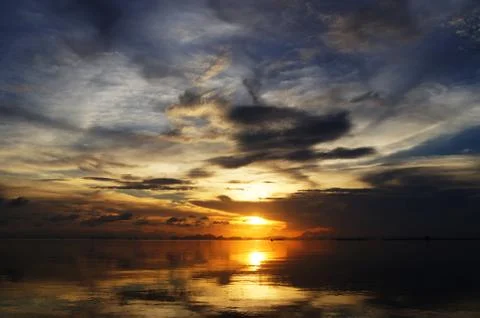 Sunset sky Stock Photos