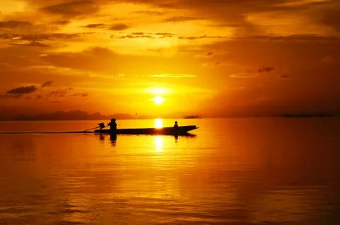 Sunset sky Stock Photos