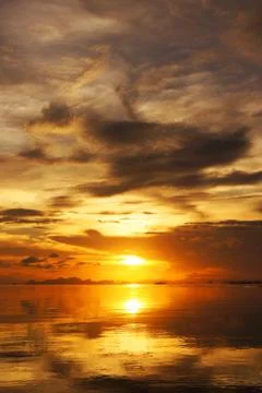 Sunset sky Stock Photos