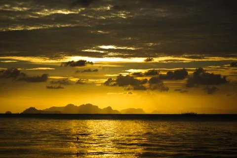 Sunset sky Stock Photos