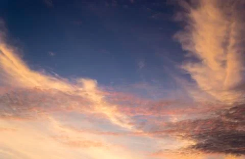 Sunset sky Stock Photos