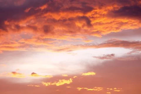 Sunset sky Stock Photos