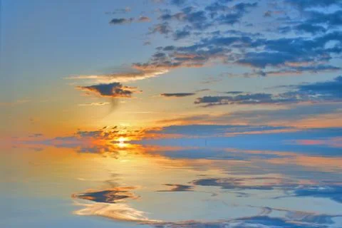 Sunset  sky 库存照片