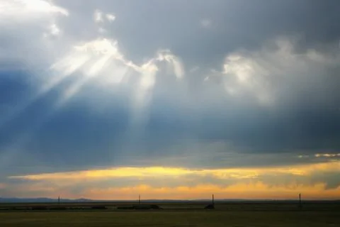 Sunset  sky Stock Photos