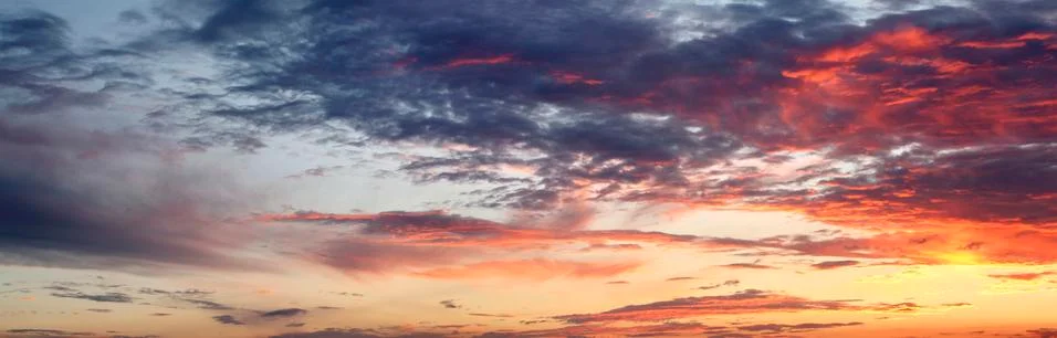 Sunset sky Stock Photos