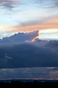 Sunset sky Stock Photos