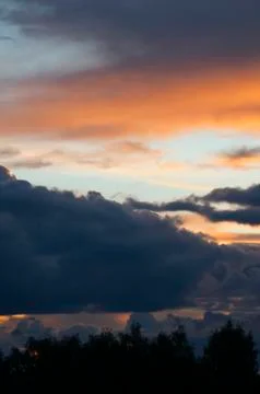 Sunset sky Stock Photos