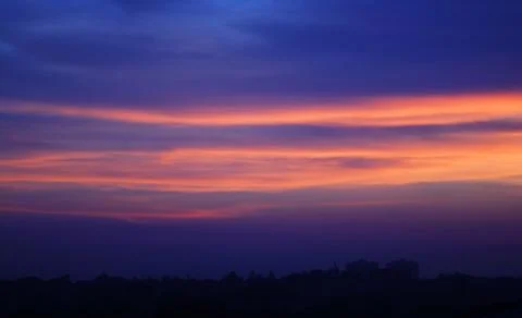 Sunset sky Stock Photos