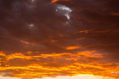 Sunset Sky Foto stock