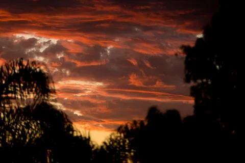 Sunset Sky Foto stock