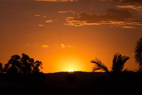 Sunset Sky Foto stock