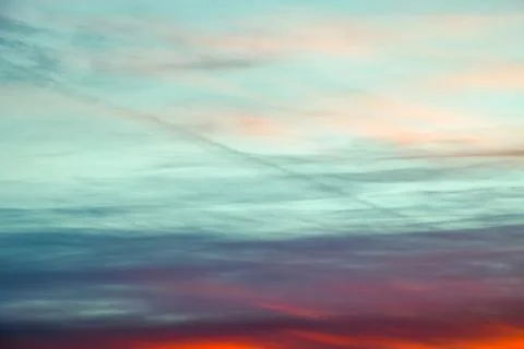 Sunset sky Stock Photos