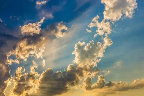 Sunset sky Stock Photos