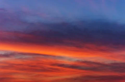 Sunset sky Stock Photos