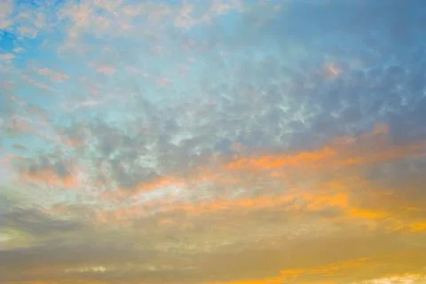 Sunset sky Stock Photos