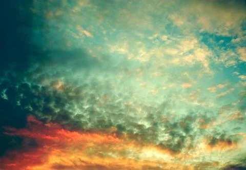 Sunset sky Stock Photos