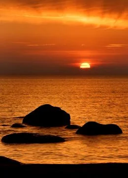 Sunset sky Stock Photos