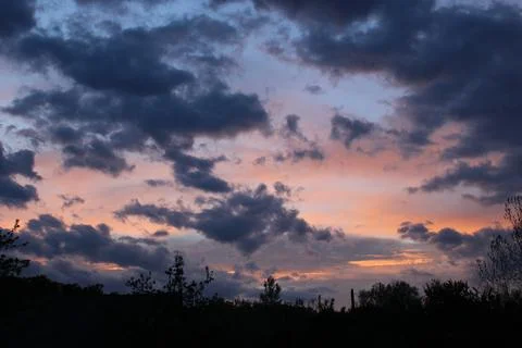 Sunset sky Stock Photos