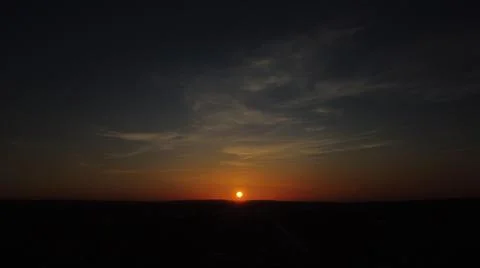 Sunset sky Foto stock
