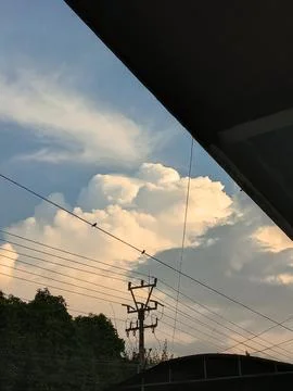 Sunset Sky Stockfoto's