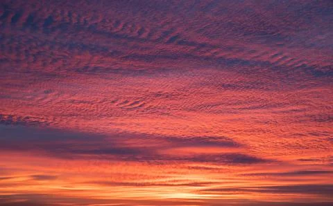 Sunset sky Foto stock