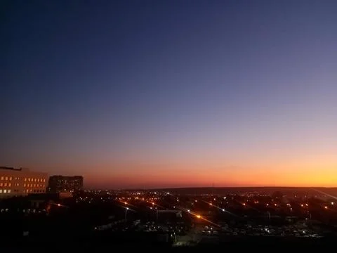 Sunset sky Stock Photos