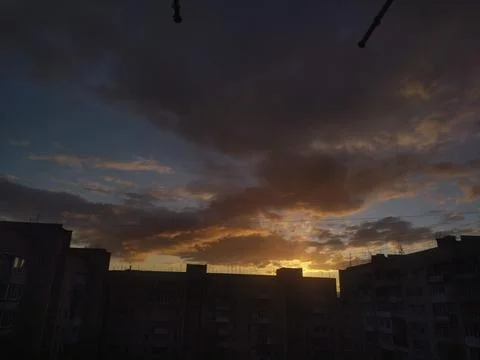 Sunset sky Stock Photos