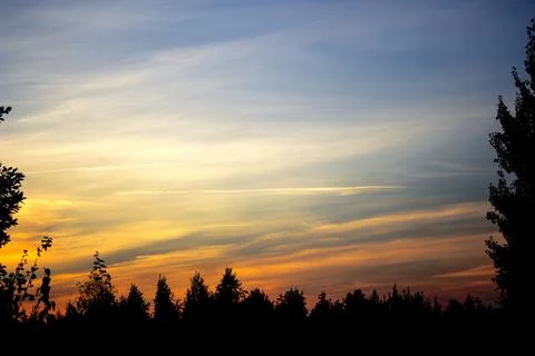 Sunset sky Stock Photos