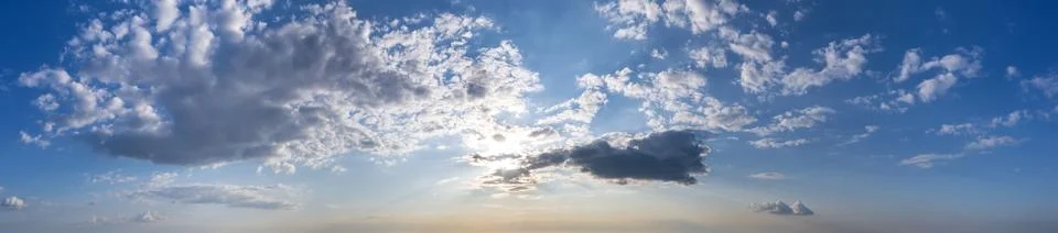 Sunset sky Foto stock